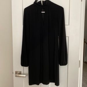 Black Long Sleeve WHBM Dress